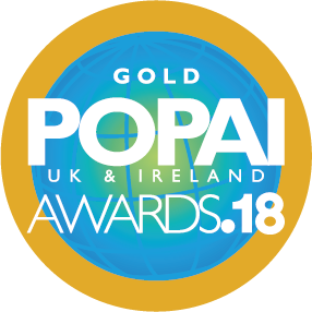 Gold POPAI Award logo